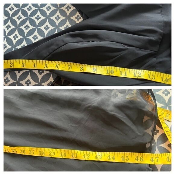 SOCIAL BRIDESMAIDS Sleeveless Tie Back Chiffon Trumpet Gown Maxi Dress NWT - Picture 3 of 9